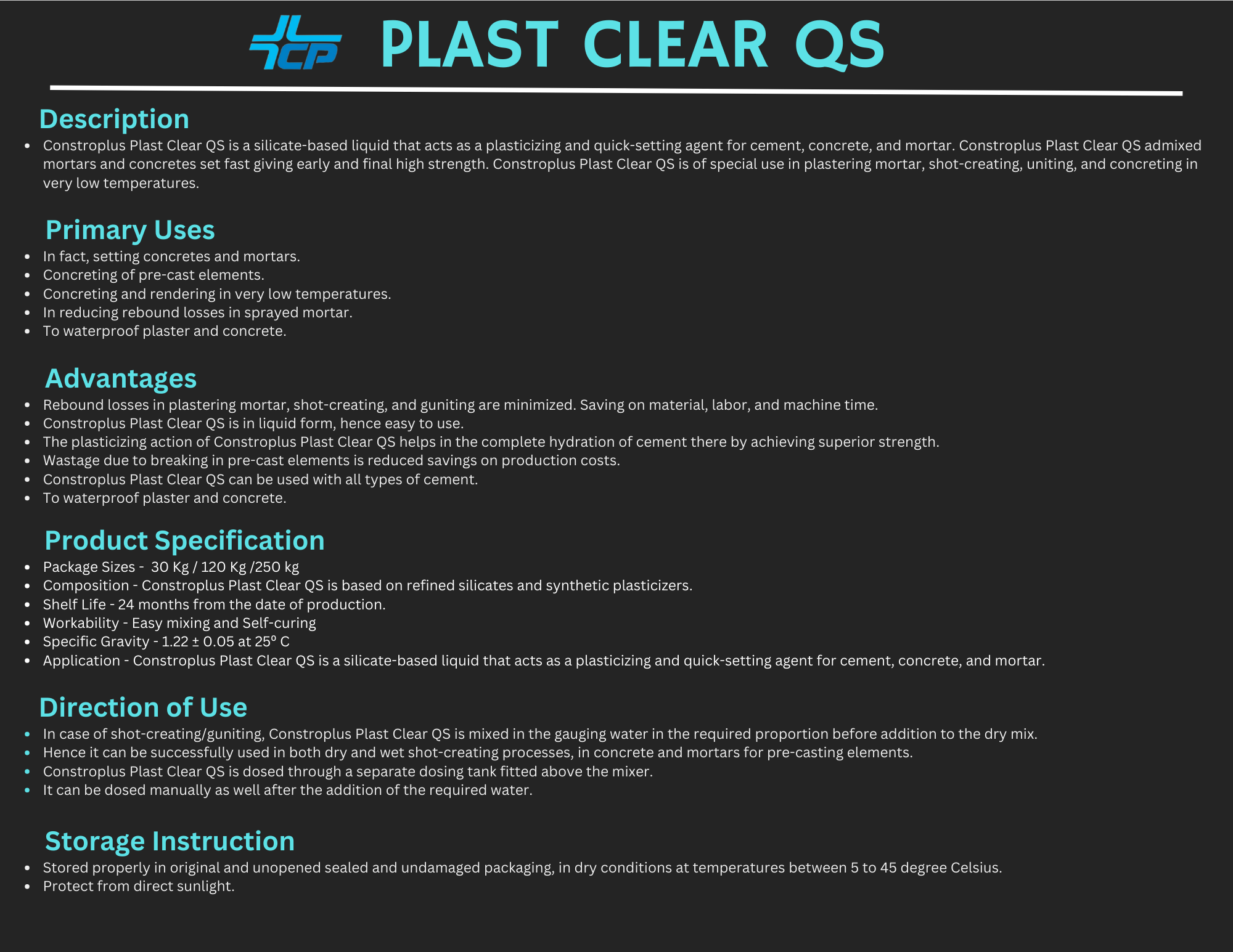Plast Clear QS